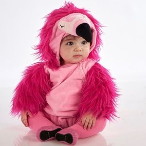Baby flamingo Halloween costume - worn once and in good condition.